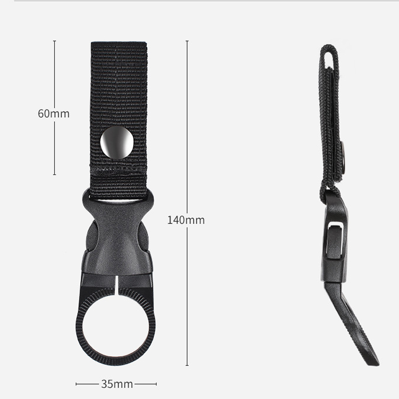 Gesp Haak Waterfleshouder Clip Outdoor Nylon EDC Klim Karabijnhaak Riem Rugzakhanger Kamp Karabijnhaak Riemclip