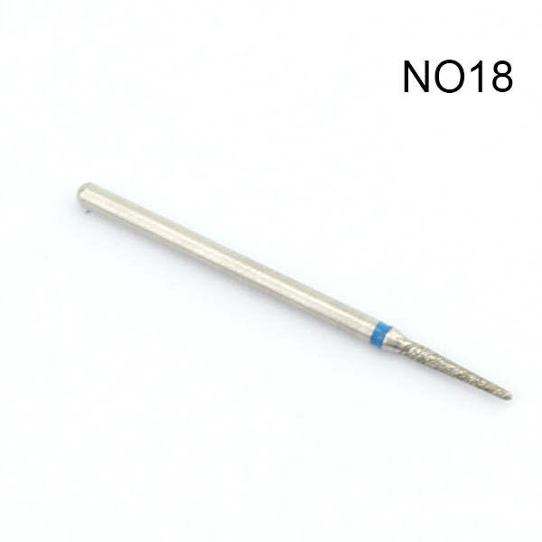 1pcs Milling Cutter Diamond Nail Drill Rotary Bits Milling Cutter For Manicure Burr Cuticle Clean Drill Bit Electric Cutter: NO18