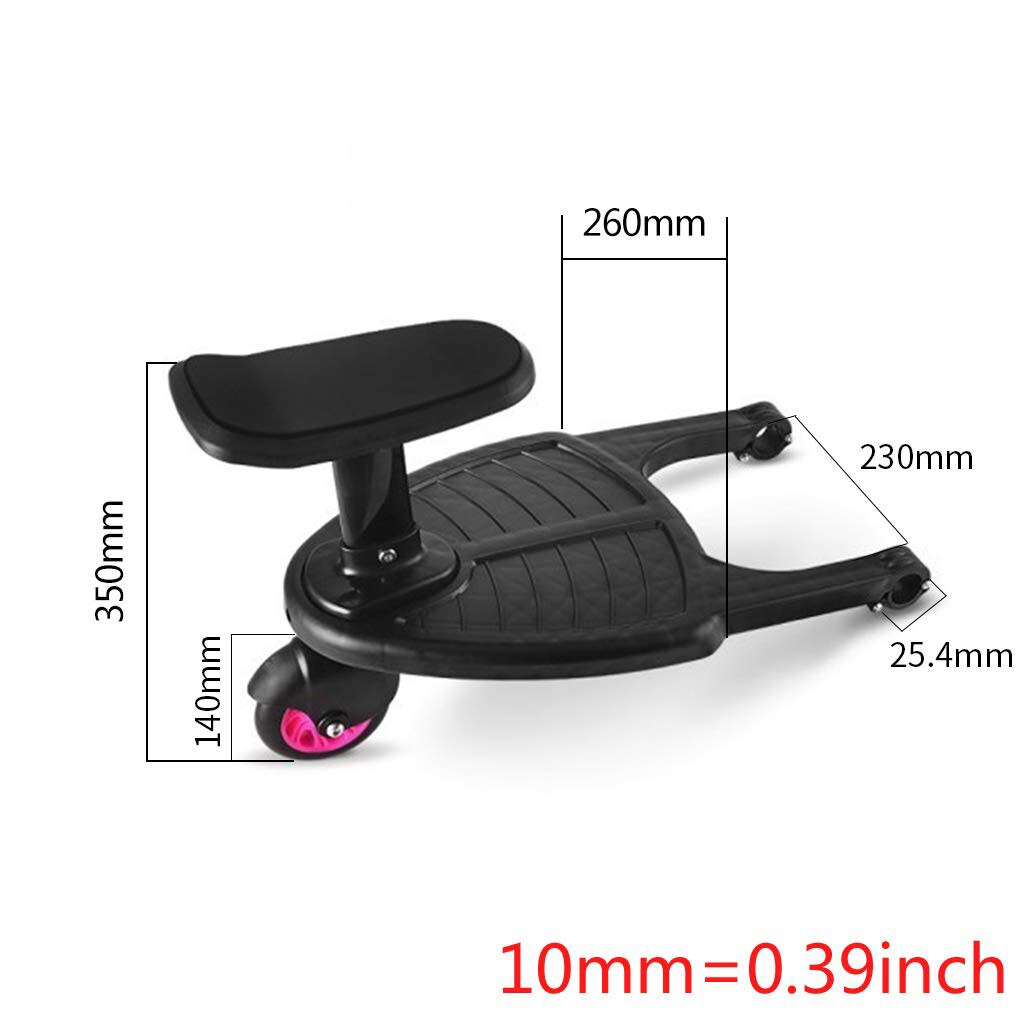 Baby Stroller Wheeled Buggy Board Pushchair Stroller Kids Child Safety Comfort Step Board Up To 25Kg Baby Stroller Accessories