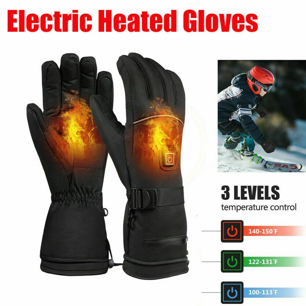 Waterdichte Elektrische Verwarmde Handschoenen Verwarmde Fietsen Warm Verwarming Skiën Handschoenen Usb Powered Verwarmde Handschoenen Riding Winter Handschoenen