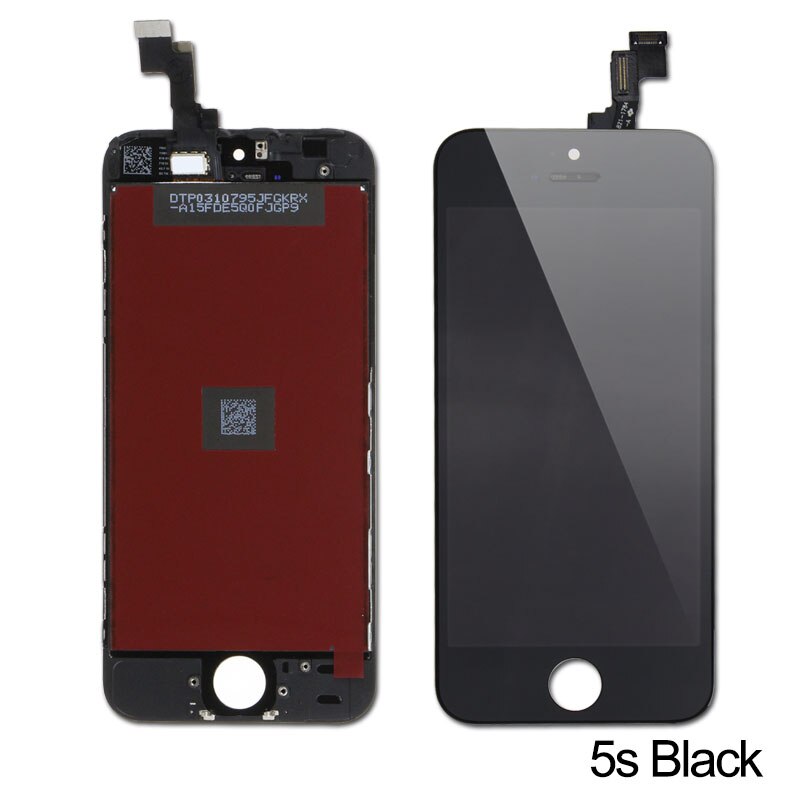 1PCS 100% AAAA LCD Screen For iPhone 5S 5 SE 5C Screen LCD Display Digitizer Touch Module 5S SE Screens Replacement: 5S Black