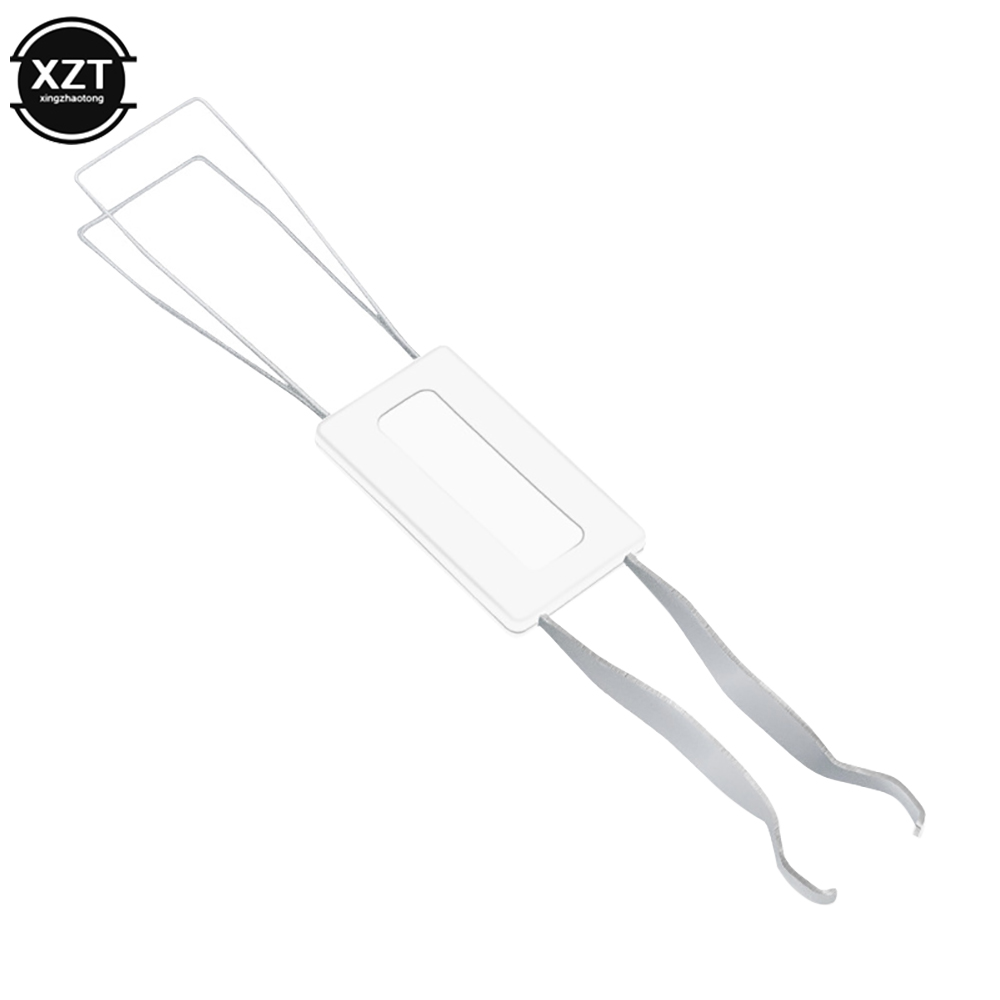 Extractor de teclas 2 en 1 para juegos, herramienta para quitar interruptores de teclado, fijación Universal en negro, duradero, fácil de usar: Blanco