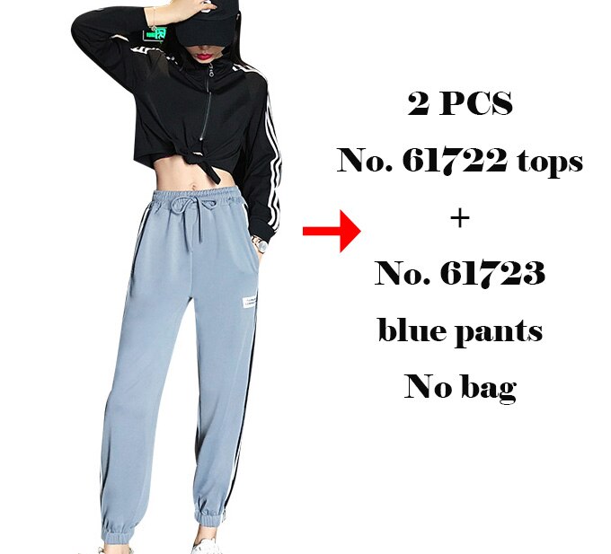 Mode Hip Hop Kostuum Vrouwen Jazz Dance Prestaties Kleding Street Dance Praktijk Slijtage Dj Ds Gogo Dansers Rave Outfit DC3462: B style suit / XL