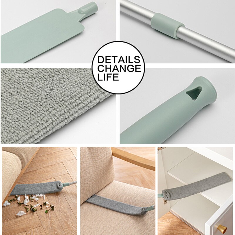 Long Crevice Dust Brush Telescopic Microfiber Dust Mites Cleaning Tools Artifact Cleaning Dust Household Cleaning Windows Duster
