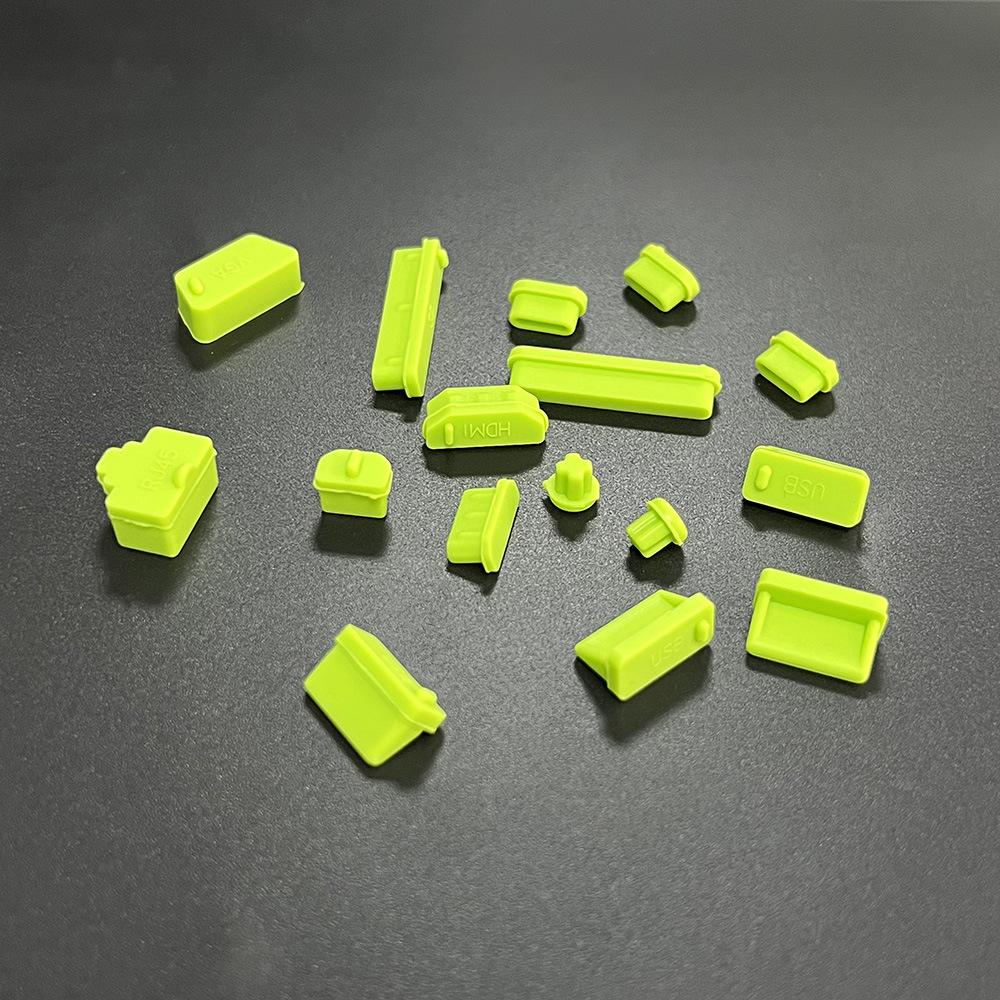 Universal Notebook Usb Silicone Anti Dust Plug16pcs Laptop Dustproof Stopper Dust Plug Usb Computer Interface Waterproof Cover: green
