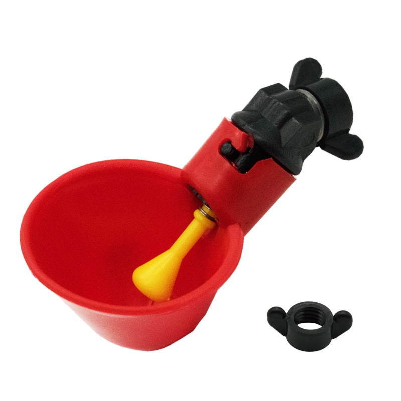 24pcs Automatic Chicken Waterer Cups,Plastic Backyards Chicken Water Feeder,Poultry Water Drinking Cups Bowls,Float Style Feed