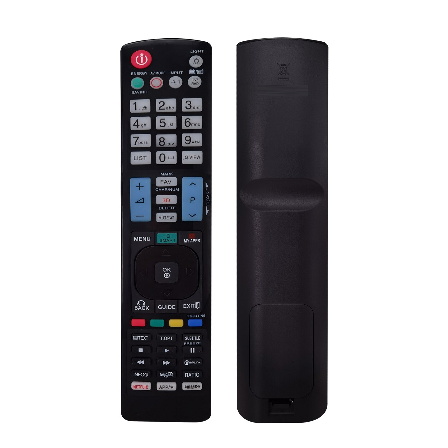 Control remoto adecuado para LG 42PT353 50PT353 42PV350 50PV350 AKB73275606 AKB73615312 TV