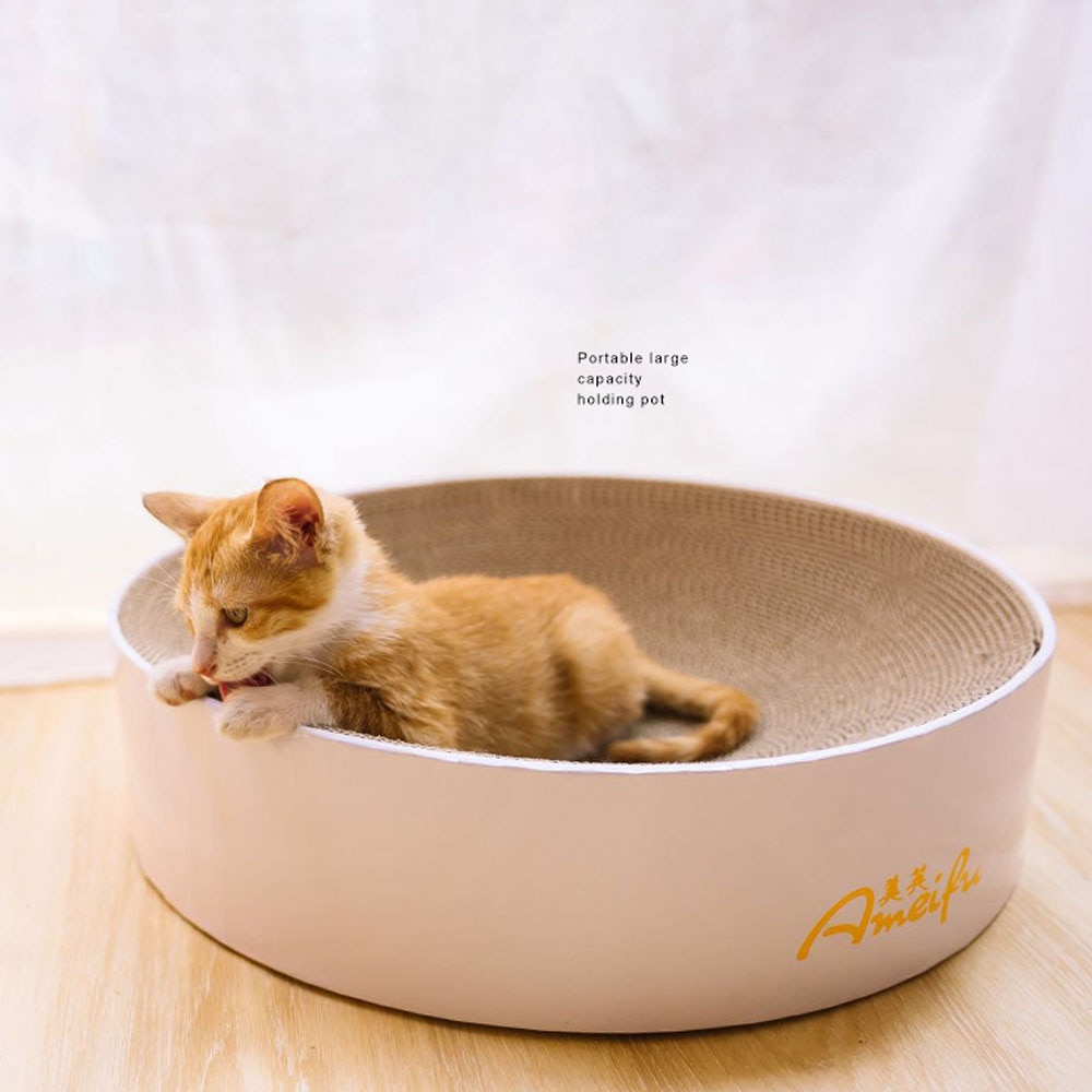 Type Kom Kat Catnip Krasraad Nail Schraper Mat Bed Speelgoed Katten Scratcher Gegolfd Papier Kitten Pad Rest Dierbenodigdheden