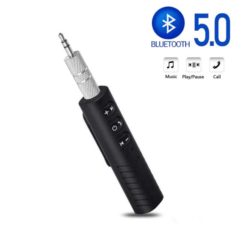 3.5Mm Jack Draadloze Bluetooth Ontvanger Bluetooth 5.0 Adapter Draadloze Aux Ontvanger Adapter Voor Hoofdtelefoon Pc Muziek Mp3 Speaker