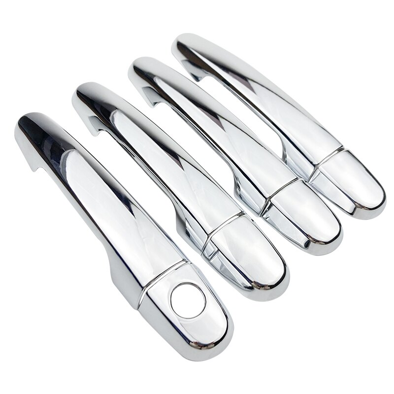 Chrome Exterieur Deurgreep Cover Trim Auto Sticker Voor Toyota Corolla Yaris Vios Hilux Vigo 2005: 1 Keyhole