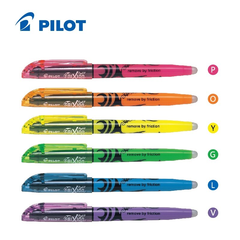 1pcs Pilot Erasable Highlighters Pastel Markers Pen Disappear Frixion Marker Liner Drawing Lettering Stationery H6250