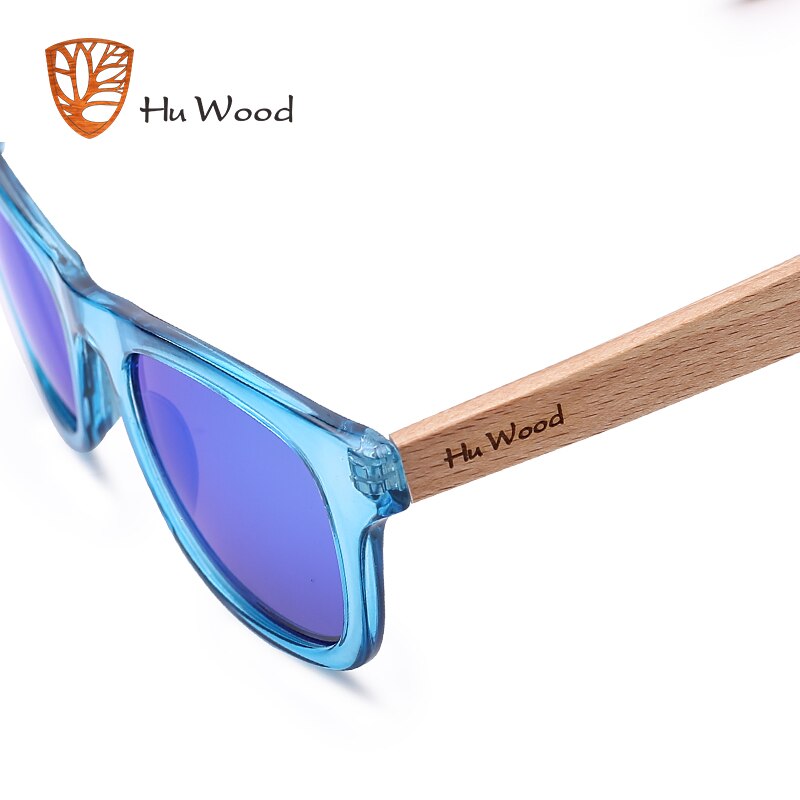 Hu Wood-gafas de sol polarizadas para niños y niñas, con marcos reciclados y brazos de madera de haya, de 4 a 8 años