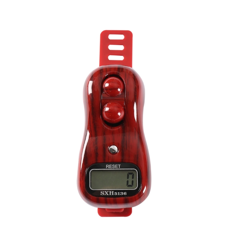 LCD Digital Counter Finger Game Toy Auto Turn offsDecompression Relaxation Tool: Red