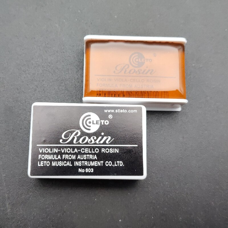 10PCS Leto Good Violin Viola Cello Rosin Round Shape with Plasic Box: 603 x 10pcs