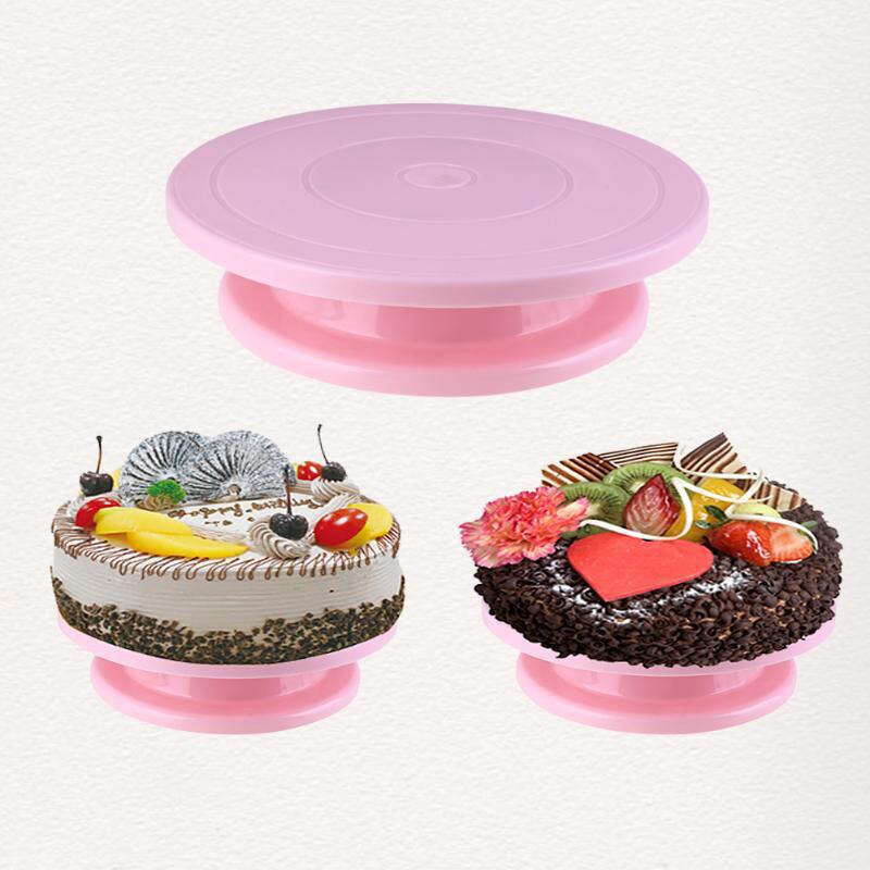 Bandeja giratoria para tortas, herramientas de decoración de pasteles, suministros de mesa rotativa, accesorios para repostería