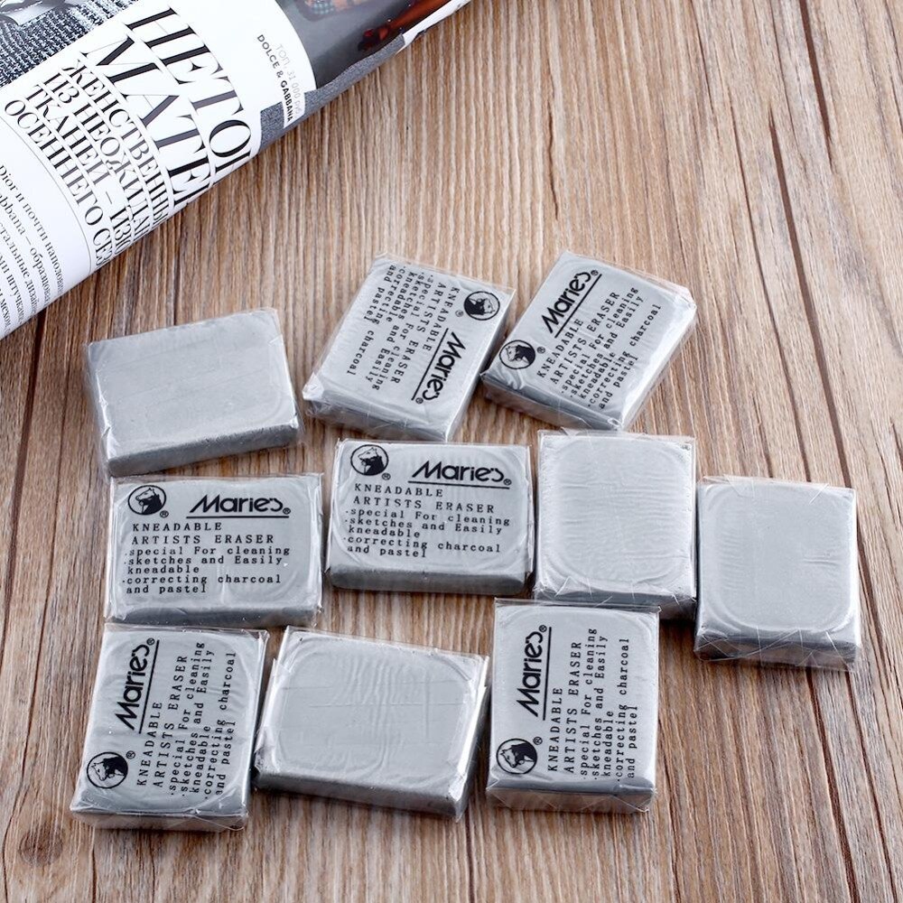 1/3/5PCS Soft Eraser Strong Adhesive Kneadable Cleaning Pencil Drawing Stationery Pencil Eraser School Office Supplies