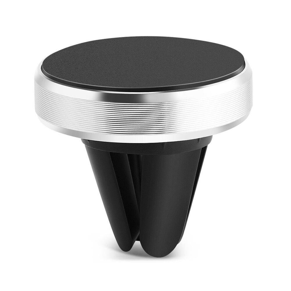 Soporte magnético de teléfono de coche GPS para fiat 500 500x fiat grande punto ducato fiat panda: Silver