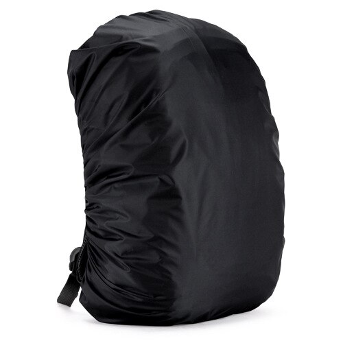 Plecak Anti-theft pokrowiec przeciwdeszczowy Outdoor wspinaczka przenośna wodoodporna obudowa na kemping, wyprawę, rower szkolne zestawy podróżne: Black / 50-70l