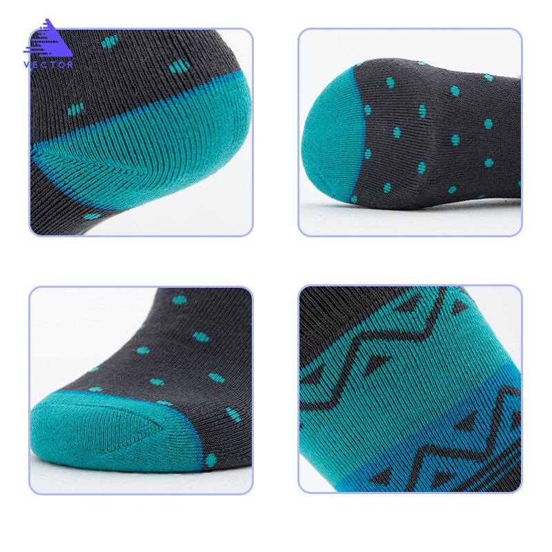 Ski Socks Thick Cotton Sports Snowboard Cycling Skiing Soccer Socks Men & Women Moisture Absorption High Elastic Socks