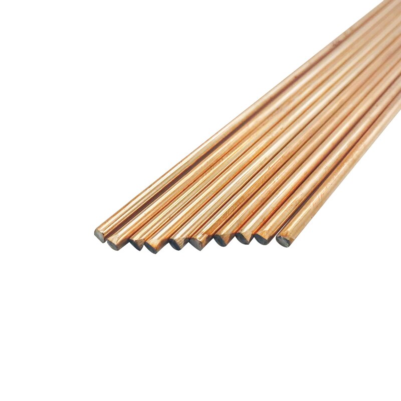 10pcs 1.6/2.4/3.2mm*330mm Red Copper Welding Brazing Wire Solder TIG Filler Rod A18 Steel Mild Steel