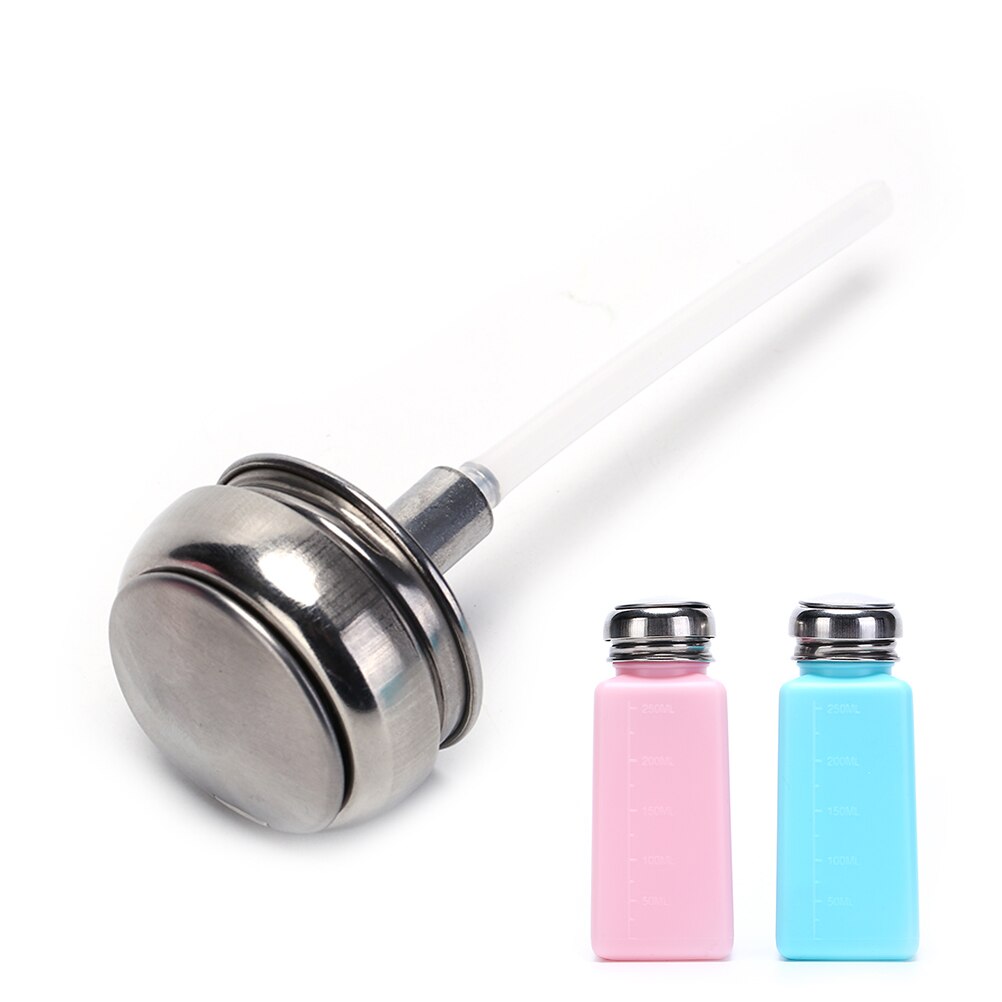 1 Pc 250 Ml Plastic Nail Fles Kleurrijke Lege Vierkante Wassen Nagellak Fles Met Metalen Cap Voor Kinderen