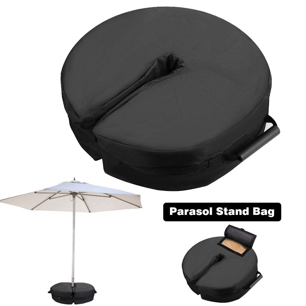 Parasol Stand Bag Portable Windproof Square Umbrella Stand Heavy Duty Sand Bags Base for Outdoor Terrace Beach
