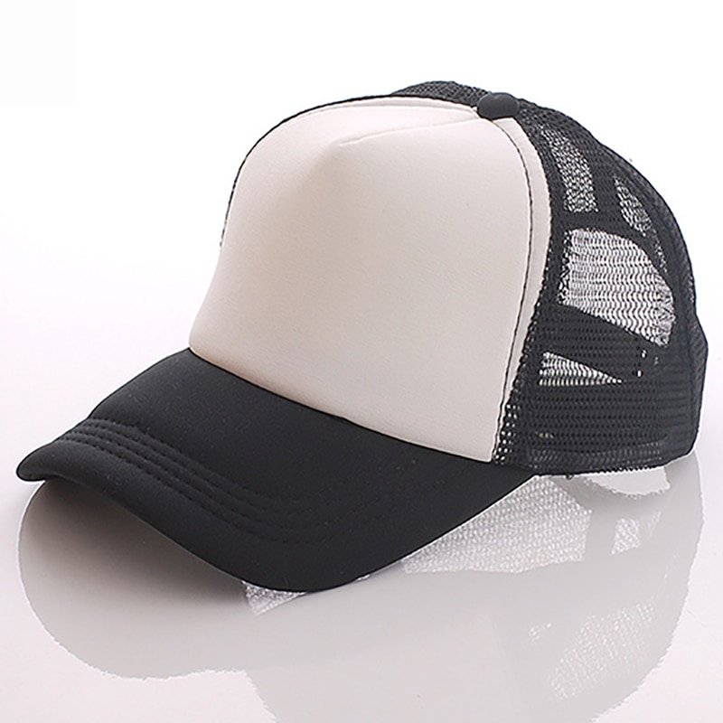 Unisex Attractive Baseball Cap Trucker Mesh Blank Visor Adjustable Sun Hat