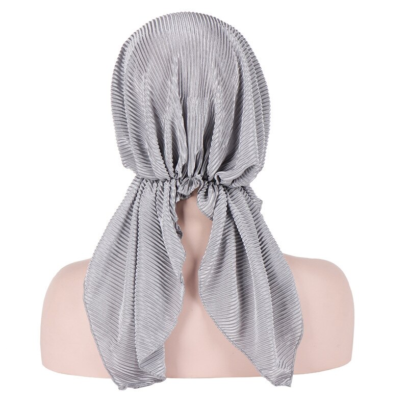 Hovedbeklædning bandana tichel til kræft damer turbante kvinder flæse tørklæde kemo hat turban hoved tørklæder forudbundne