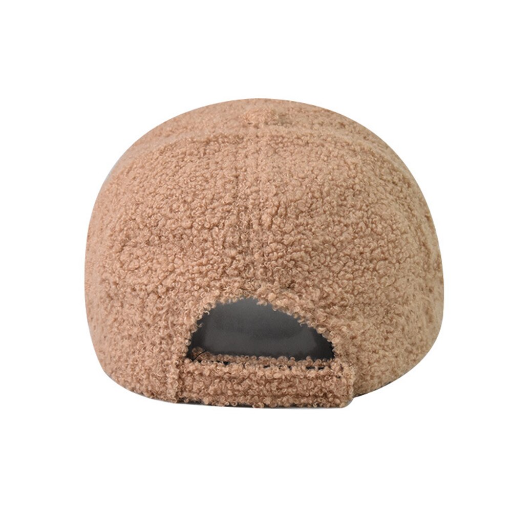 FS Neue Warme Winter Lammwolle Hüte Für Frauen schlicht Grau Braun Baseball Kappe Ich bin Freien Winddicht Männer Kappen Casquette Homme