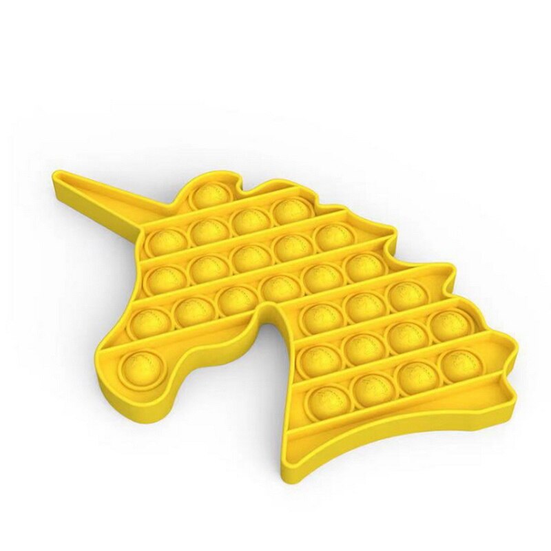 Nowe Push Bubble Fidget zabawki antystresowe dla dorosłych dzieci jednorożec królik Pop Fidget zabawka sensoryczna autyzm specjalne potrzeby Stress Reliever: 11