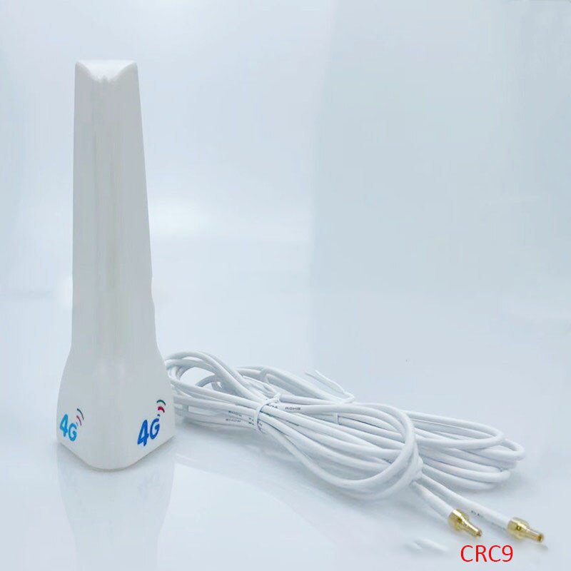 4G LTE antenna High Gain indoor antenna for Huawei Router Modem SMA TS9 CRC9 Connector with 2m cable: CRC9