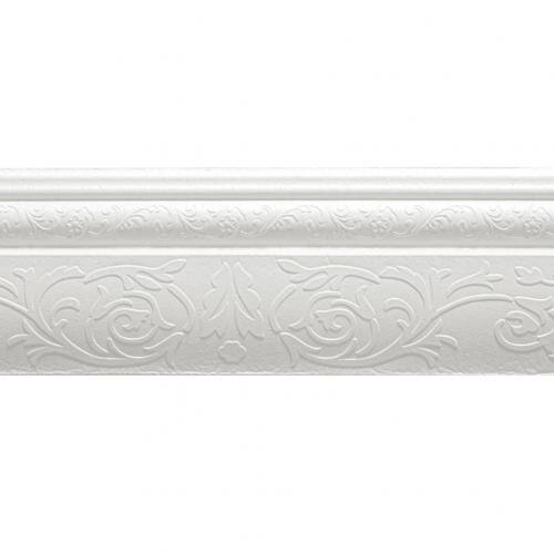 Auto-adhésif plinthe Stickers muraux PVC 3D plinthe autocollant pied ligne cadre étanche coin mur décalque fond décor à la maison: WHITE