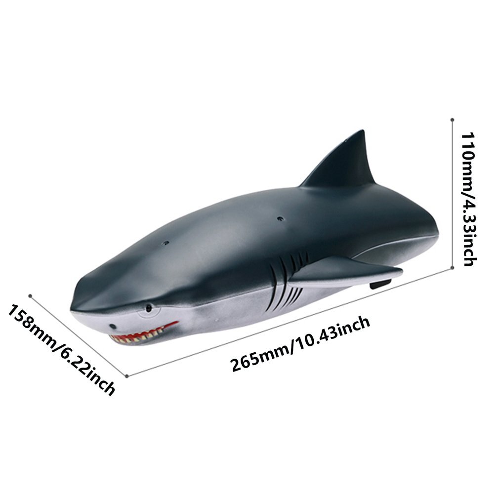 B818 2 In 1 2.4G RC Ship High-speed Remote Control Shark Boat Electric Speedboat RC Simulation Boat Model Toys