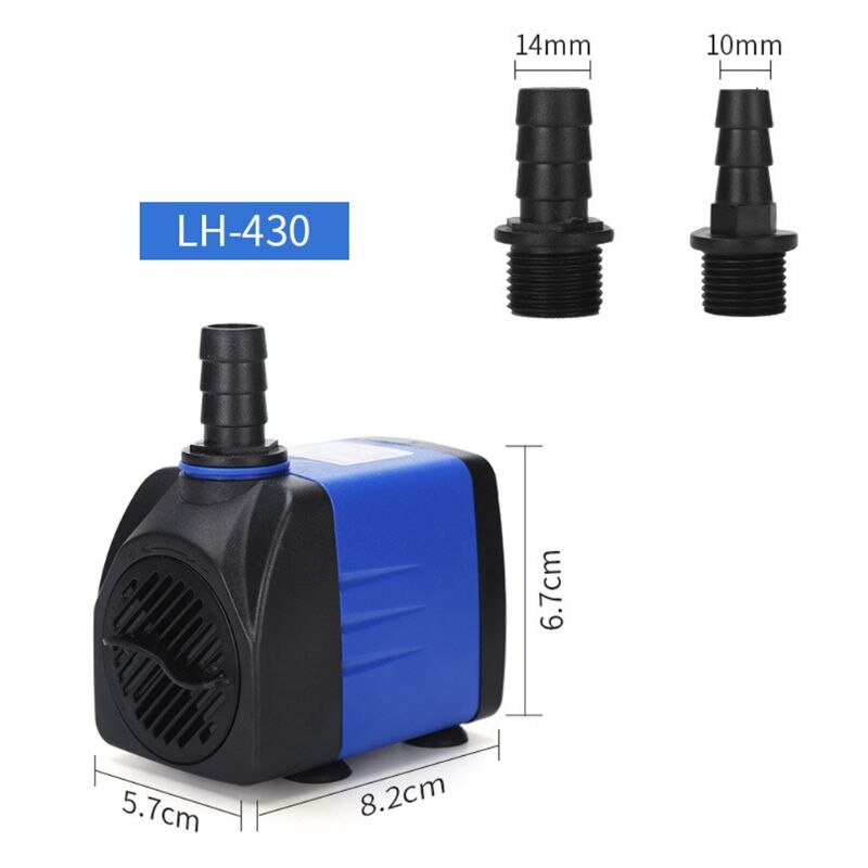 Eu plug 220-240v dompelpomp voor fonteinfilter aquarium waterpomp: Type e