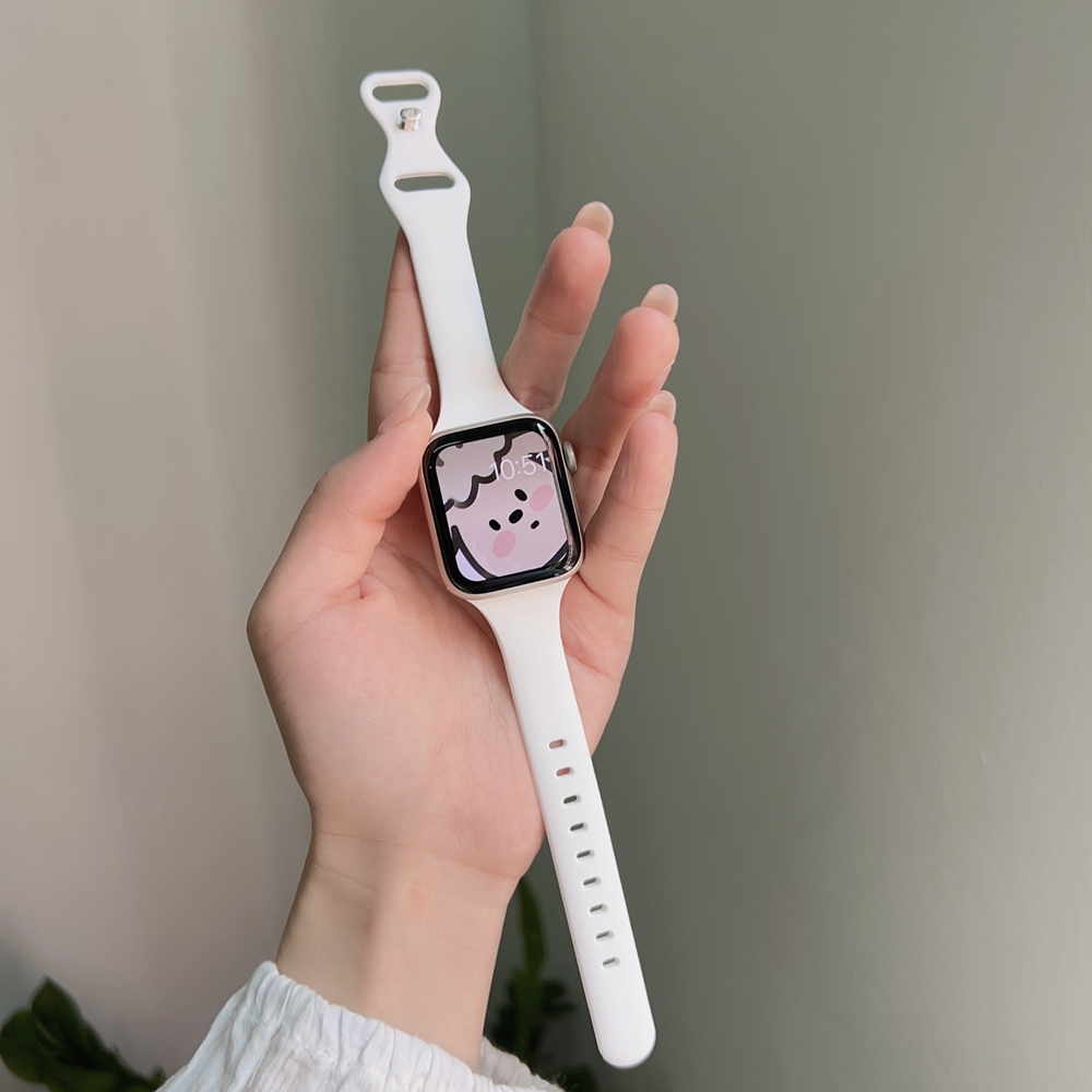 Siliconen sport Voor apple watch band vrouwen Ultra 49mm serie 9-8-7 41mm 45mm correa 44mm 40mm armband voor iwatch 6 5 4 SE Band