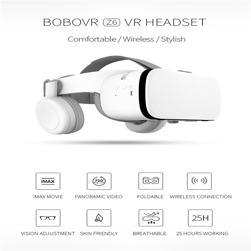 Jh Opvouwbare Vr 3D Bril Imax Theater Panoramisch Surround Sound Vr Bril Virtual Reality Home Theater Systeem Vision-Verstelbare