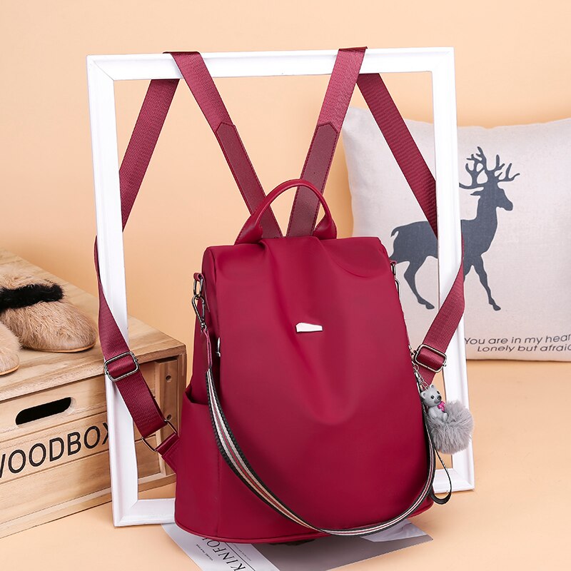 Wielofunkcyjny nowy damski plecak antykradzieżowy wysokiej jakości Oksford wodoodporna uniwersalna torba podróżna popularna dziewczyna plecak