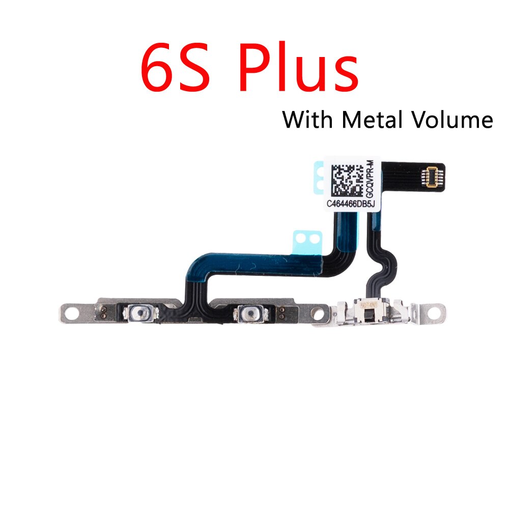 1Stck Volumen Energie Tasten Schlüssel Schalter biegen Kabel Für iPhone 6 6S Plus Energie biegen Reparatur Teile: 6s Plus Volumen