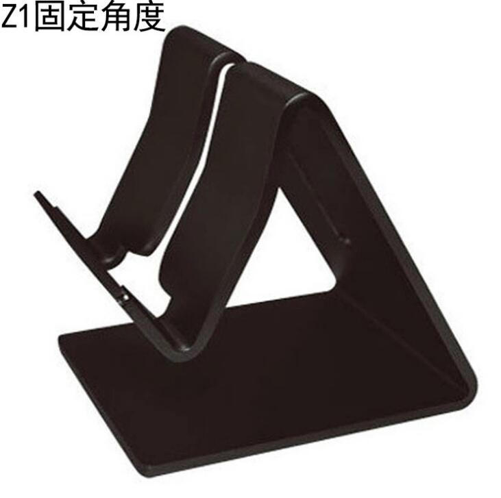 Universele desktop tablet stand, schokbestendig metalen telefoon houder, duurzaam aluminium mobiele telefoon houder, telefoon stand: Black