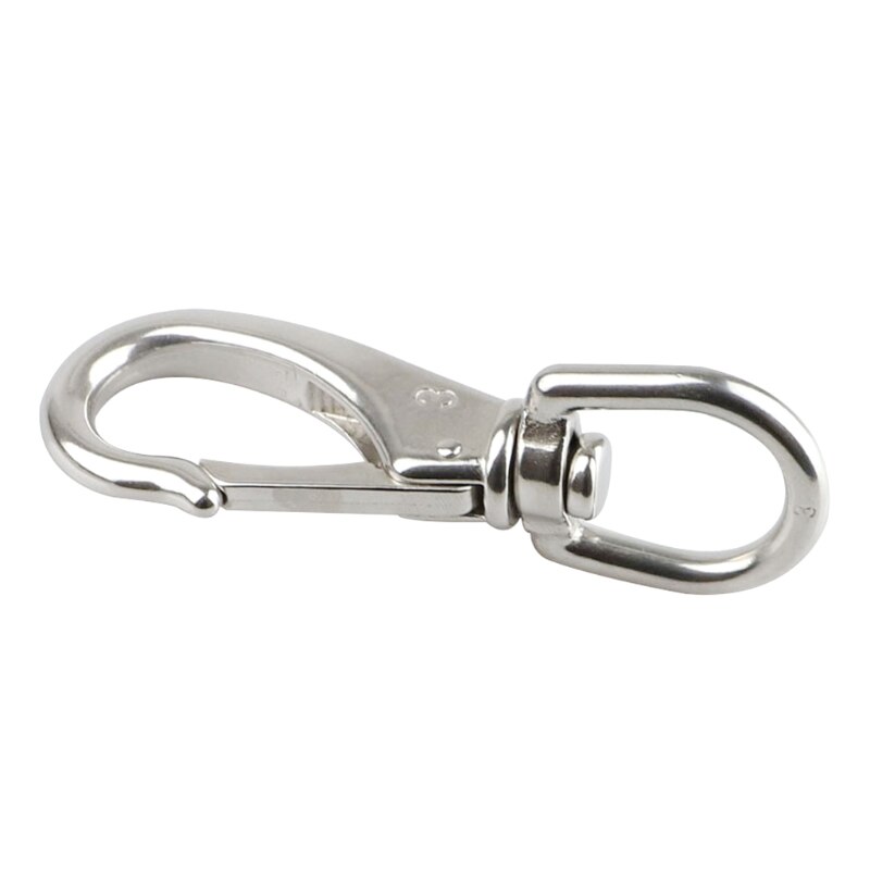 Rvs Kogelstangkop Snap Haken Duiken Clips Lente Haak Voor Vogel Feeders, Huisdier Kettingen, hond Tie-Out Kabel, Sleutelhanger