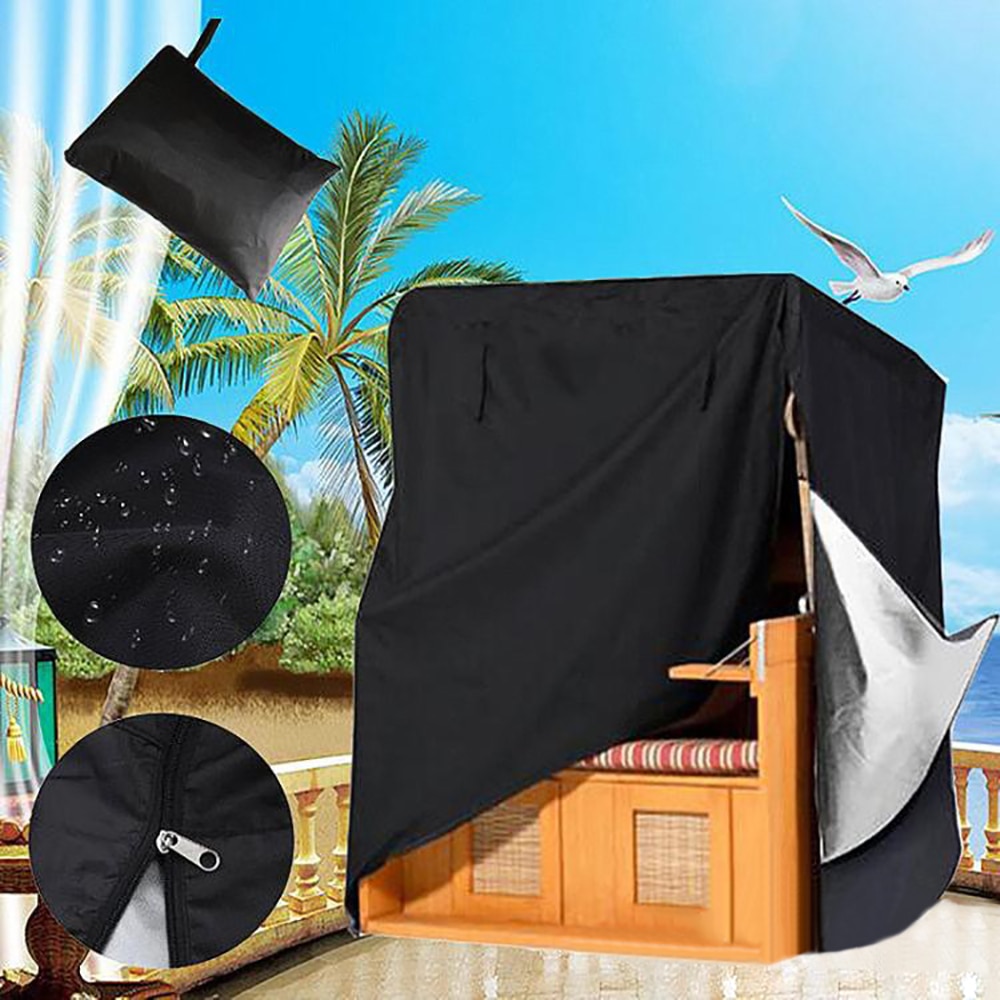 VriesDeko Devries Premium beschermhoes voor strandstoel, ademend, XXL, 152 cm breed