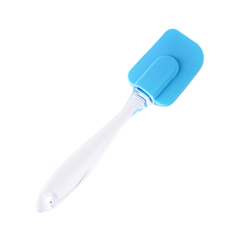 Silicone Spatula Baking Scraper for Kitchen Mixing Folding Scraping Cooking and Serving Silicone Scraper for Stirring: blue 02