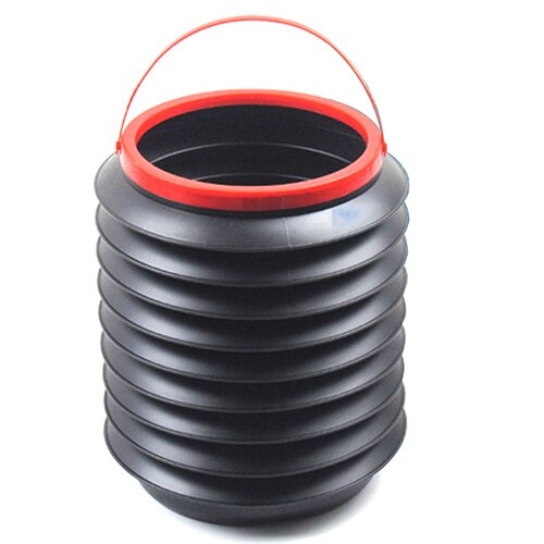 Foldable Retractable 4L Container Barrel Trash Bin Storage Bucket Can for Car