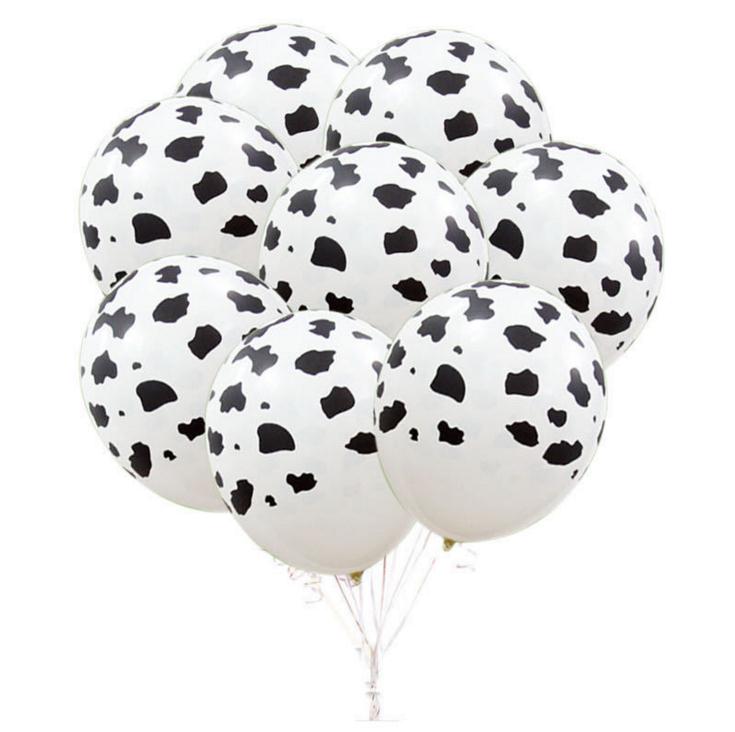 Vaisselle jetable à thème d'animaux de ferme, fournitures de fête d'anniversaire, serviettes en papier de Jungle, décoration de Ranch et de Zoo, assiettes: Balloons 10pcs