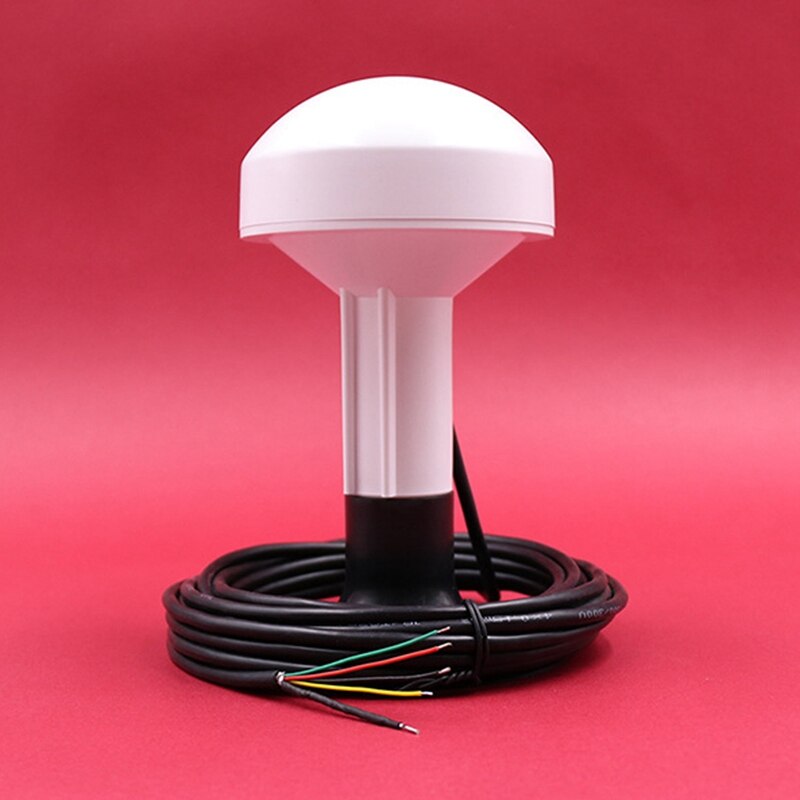 12V Nautical Receiver RS-232 Protocol Marine Boat Ship GPS Receiver Antenna Module NMEA 0183 4800Bps DIY Connector Plastic Base