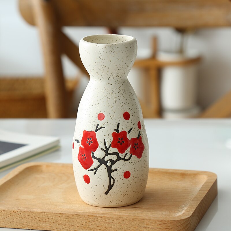 Japansk sake distribution vinkanna spritvärmare hushåll keramik varm flaska barware flagga liten stoup enkel gryta: 6