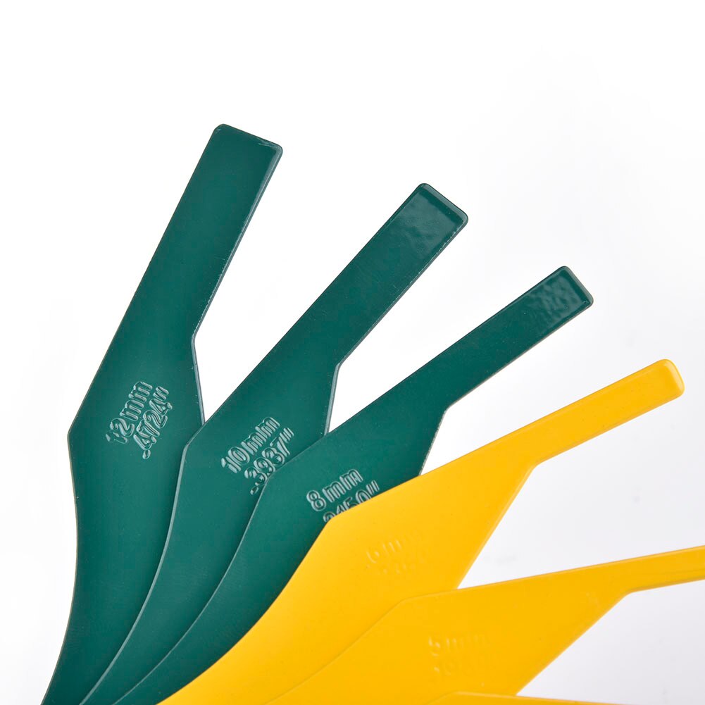 8 In 1 Brake Pad Measuring Tool Auto Brake Pads Thickness Gauge Feeler Tester Brake Lining Thickness Scale Meter Handy Measuring