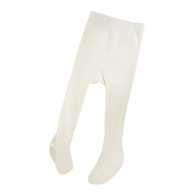 automne hiver bébé enfant en bas âge enfants filles coton collants bas serré 54DA: WHITE / M