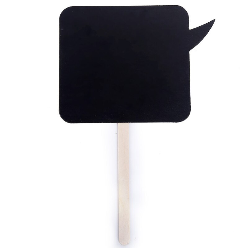 FENGRISE 10 pcs Photo Booth Props Bruiloft Decoratie Mini Schoolbord Wedding Borden Zoete valentijnsdag Feestartikelen
