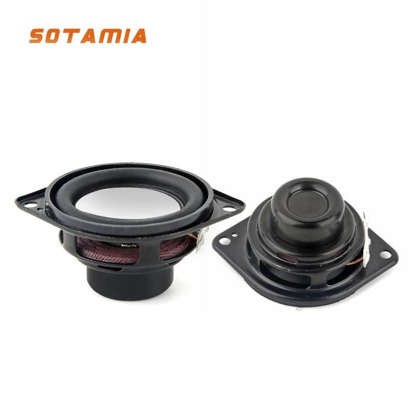 SOTAMIA 2 Stück 1,5-Zoll-Audio-Breitbandlautsprecher 4 Ohm 5 W Hifi-Sound Musik-Heimlautsprecher für JBL Clip3 Clip4 Bluetooth-Lautsprecher